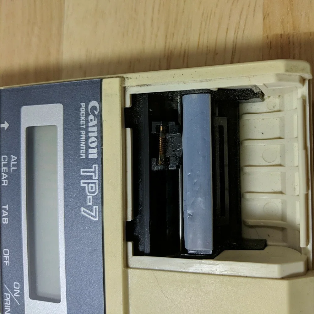 CANON TP-7 Pocket Printer Calculator - NO‎ POWER CORD OR PAPER